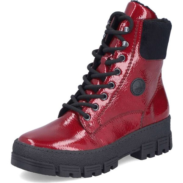 Dámska členková obuv RIEKER Y0220-33 červená W5 64501606