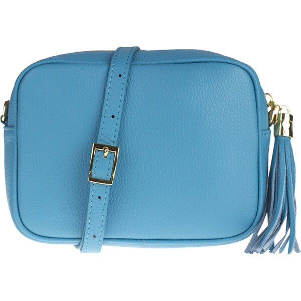Modrá kožená talianska crossbody kabelka Bala Azzura NovaKabelka.sk 60368634