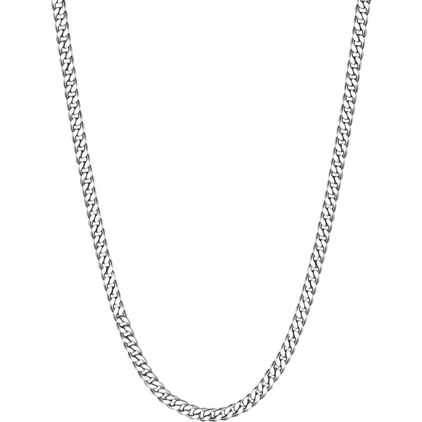 SAgapõ Pánsky oceľový náhrdelník Pancer Ripple SRP22 66587992