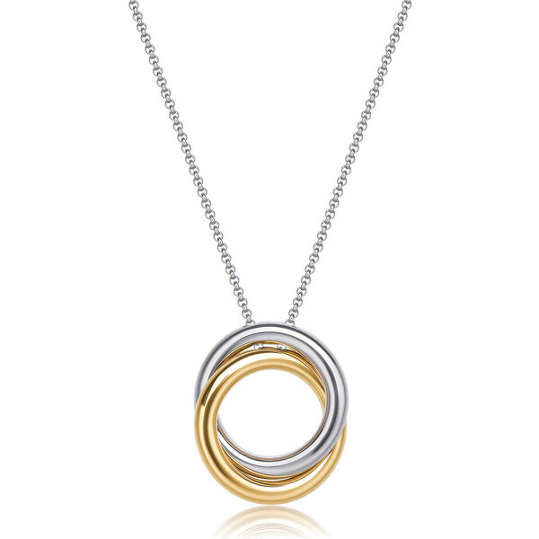 Brosway Slušivý bicolor náhrdelník z ocele Aura BAU01 66590759