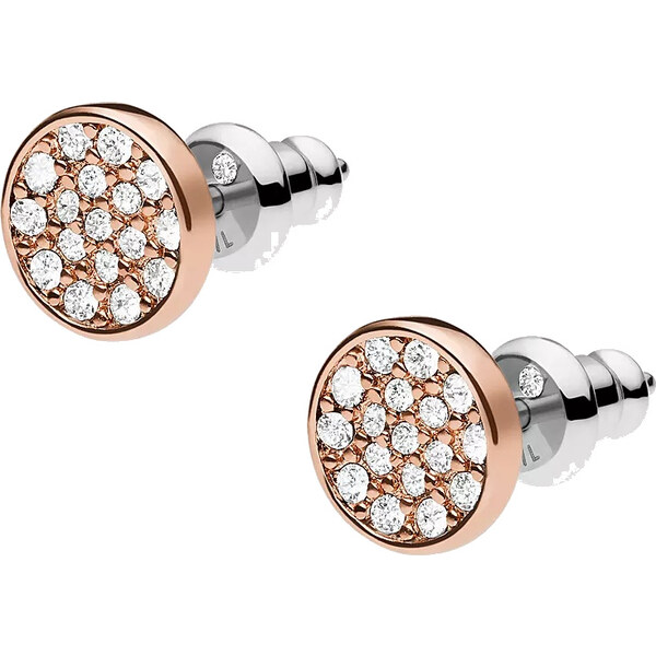 Fossil Nežné náušnice kôstky z mosadze JOA00281791 66583246