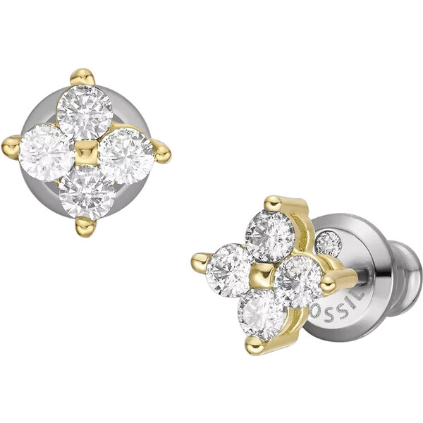 Fossil Jemné pozlátené náušnice kôstky Hazel JOF00997710 66584287