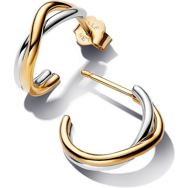 Pandora Bicolor polkruhové náušnice Essence Shine 263880C00 66578972