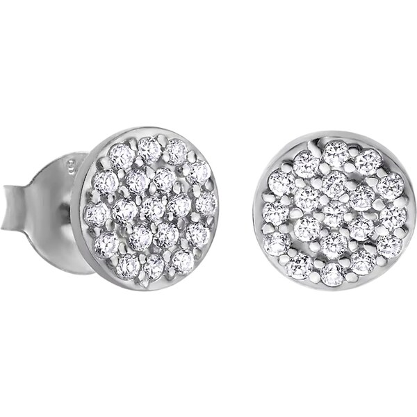 Lotus Silver Trblietavé strieborné náušnice s čírymi zirkónmi LP1258-4 66592700