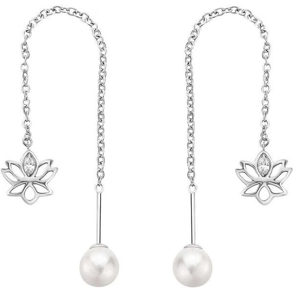 Brosway Krásne retiazkové náušnice s perlou Shell Chakra BHKE188 66590612