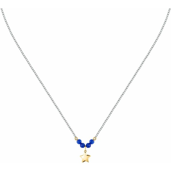 Morellato Krásny bicolor náhrdelník s modrým achátom Talismani SAIX22 66585541