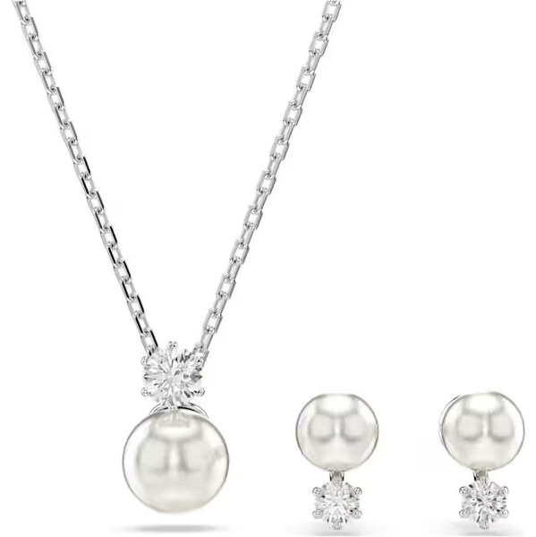 Swarovski Očarujúca sada šperkov s krištáľovými perlami a zirkónmi 66583174