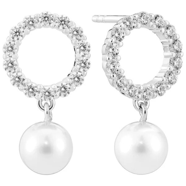 Sif Jakobs Pôvabné strieborné náušnice s perlami Biella SJ-E2430-PCZ 66590737