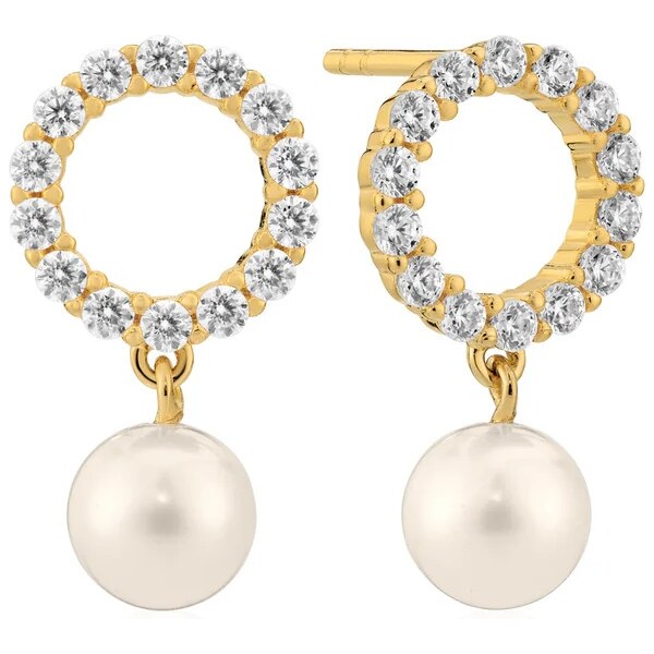 Sif Jakobs Elegantné náušnice s perlami Biella SJ-E2430-PCZ-YG 66595006