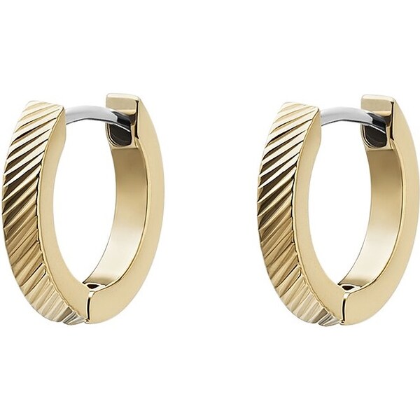 Fossil Elegantné pozlátené kruhy Harlow JF04771710 66588502