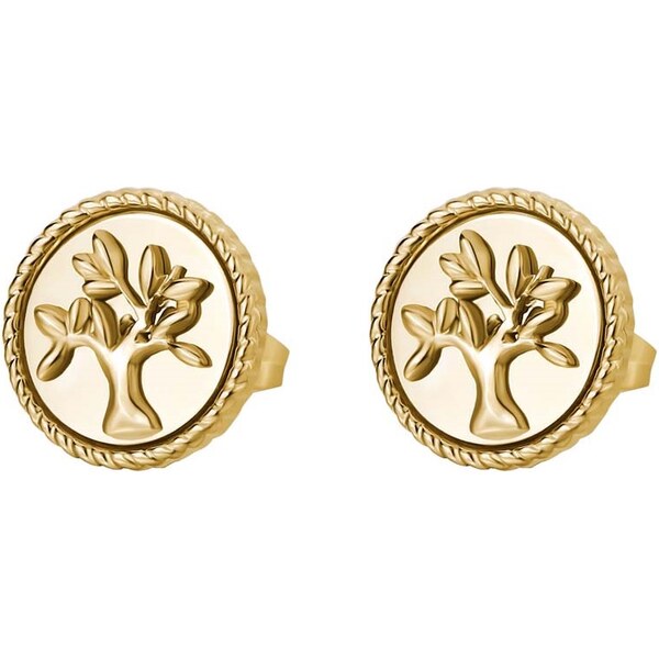 Brosway Nadčasové pozlátené náušnice Strom života Chakra BHKE143 66579899