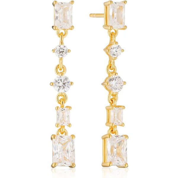 Sif Jakobs Visiace pozlátené náušnice s kubickými zirkónmi Ivrea SJ 66582013