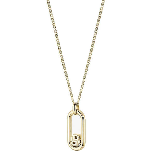 Hugo Boss Módny pozlátený náhrdelník Double B 1580627 66585455