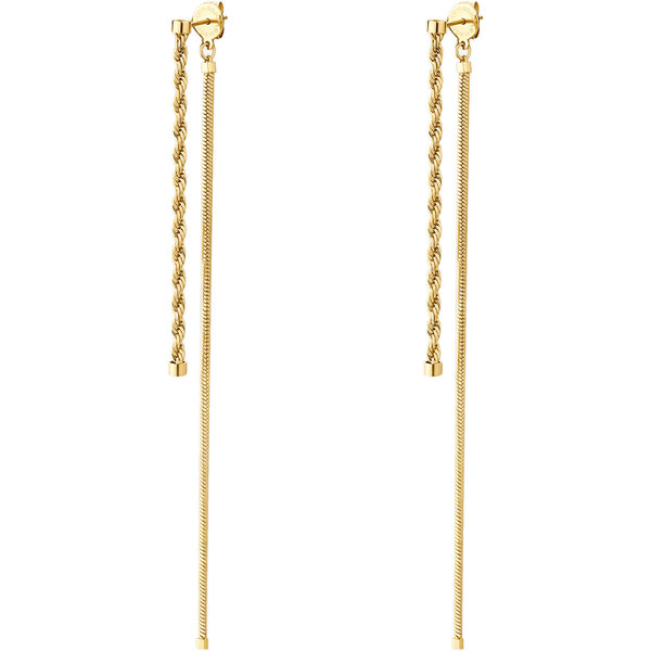 Brosway Dlhé pozlátené náušnice 2v1 Essential BNL09 10 cm 66590777