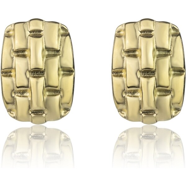 Marc Malone Extravagantné pozlátené náušnice Cassidy Gold Earrings 66581150