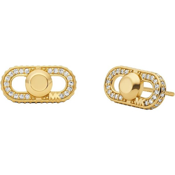 Michael Kors Módne pozlátené náušnice so zirkónmi Astor Link 66588863