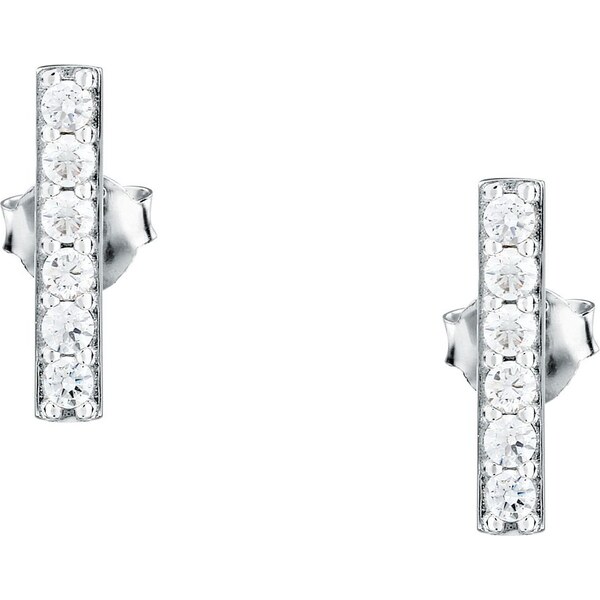 La Petite Story Elegantné strieborné náušnice so zirkónmi Silver 66581656