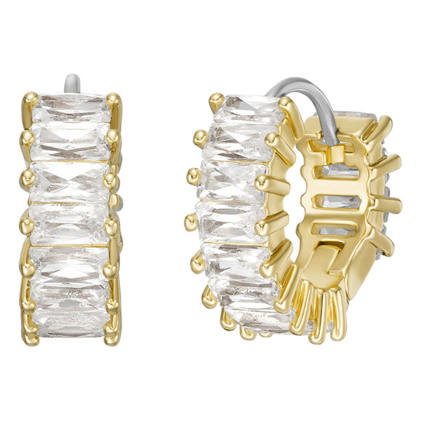 Fossil Blyštivé pozlátené kruhy z mosadze Hazel JOA00717710 66587868