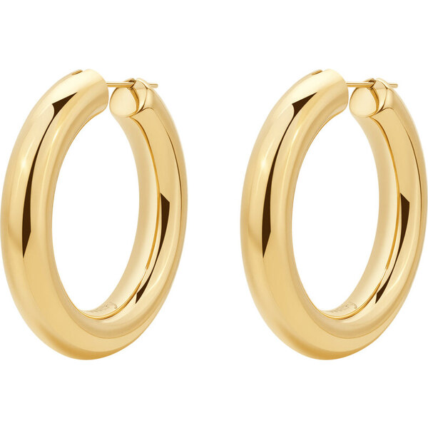 Brosway Nadčasové okrúhle náušnice z pozlátenej ocele Aura BAU23 66585998