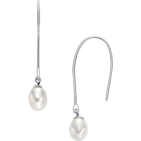 Skagen Visiace oceľové náušnice s pravou perlou Agnethe SKJ1834040 66588085