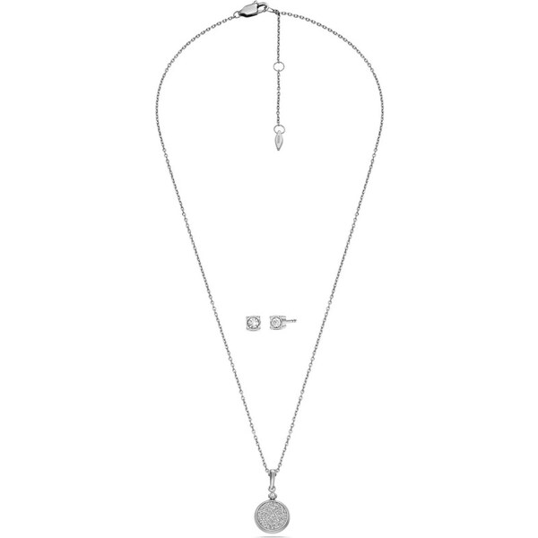 Fossil Set oceľových šperkov so zirkónmi JGFTSET1081 Core Gifts 66594627