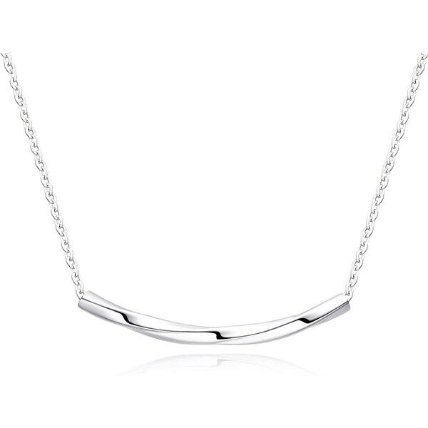 MOISS Minimalistický strieborný náhrdelník pre ženy N0000875 66591683