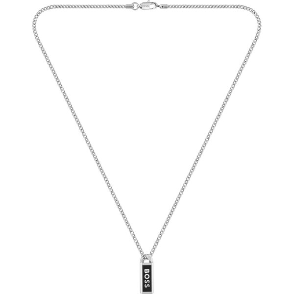 Hugo Boss Pánsky oceľový náhrdelník Kassy Emblem 1580677 66578496