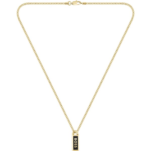 Hugo Boss Pozlátený pánsky náhrdelník Kassy Emblem 1580678 66586980