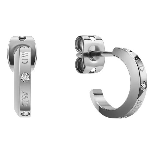 Daniel Wellington Nadčasové oceľové kruhy s kryštálmi Classic Lumine 66593684