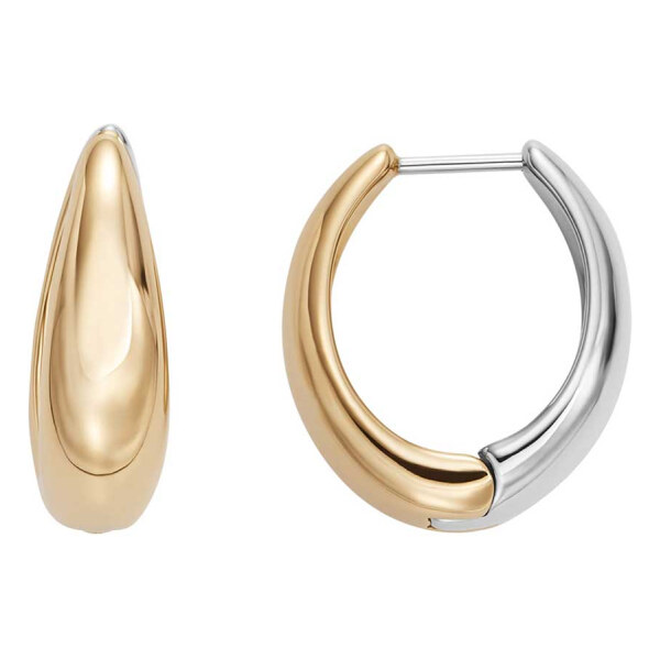 Skagen Miminalistické kruhové bicolor náušnice Linje Modern SKJ1819998 66581288