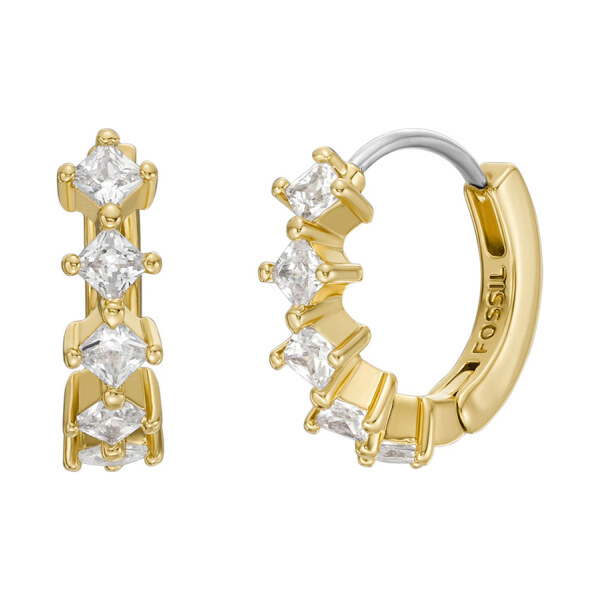 Fossil Elegantné pozlátené kruhy z mosadze Hazel JOA00819710 66583430