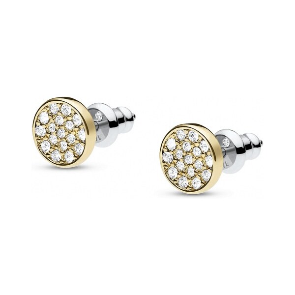 Fossil Blyštivé náušnice kôstky z mosadze JOA00282710 66583894