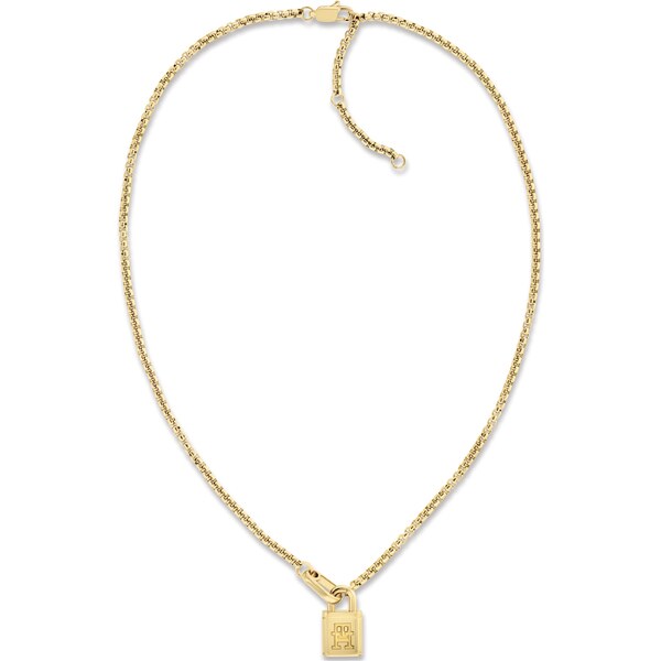 Tommy Hilfiger Pozlátený dámsky náhrdelník z ocele American Icon 66592637