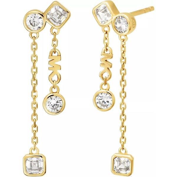 Michael Kors Luxusné pozlátené náušnice so zirkónmi Premium MKC1773710 66582232