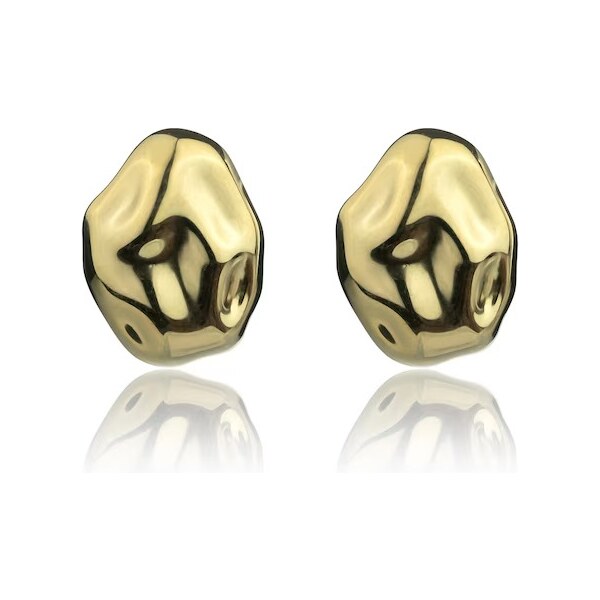 Marc Malone Výrazné pozlátené náušnice Eve Gold Earrings MCE24017G 66582730
