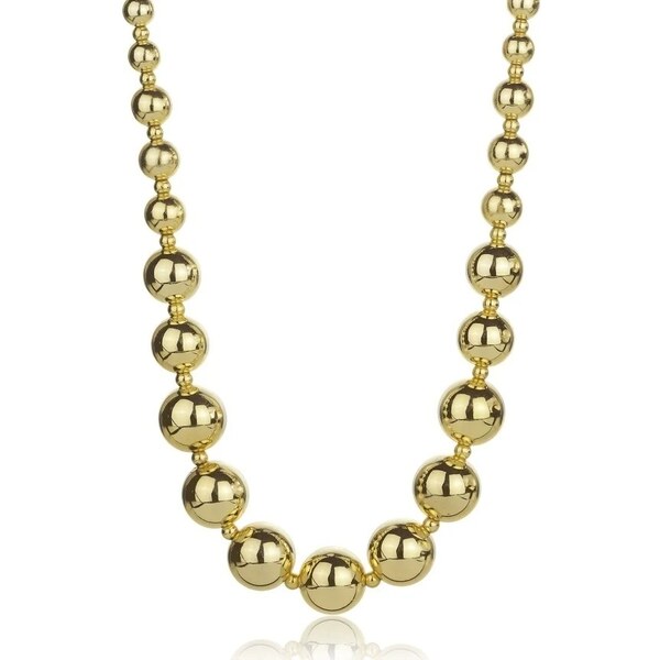Marc Malone Masívny guľôčkový náhrdelník Aylin Gold Necklace MCN24006G 66589251