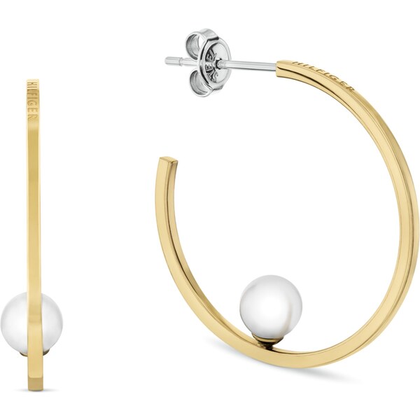 Tommy Hilfiger Pozlátené kruhy s perlou Semi-Precious Beads 2780964 66591477