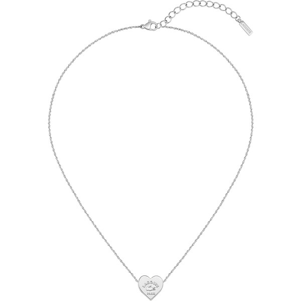 Lacoste Slušivý oceľový náhrdelník so srdiečkom 2040394 66588402