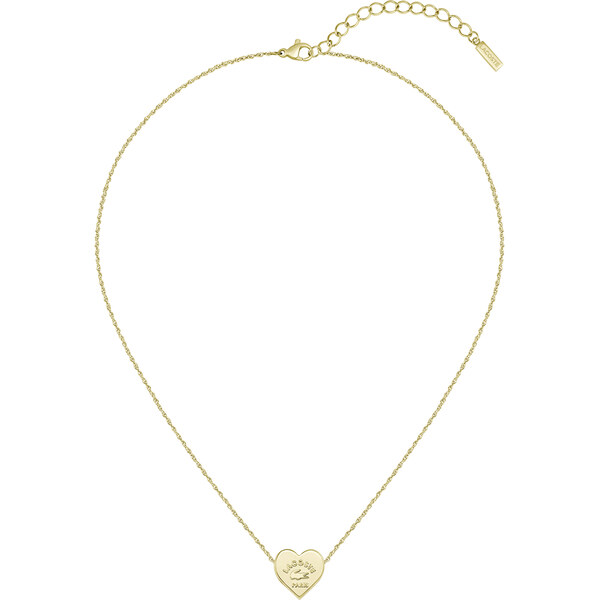 Lacoste Slušivý pozlátený náhrdelník so srdiečkom 2040399 66582238
