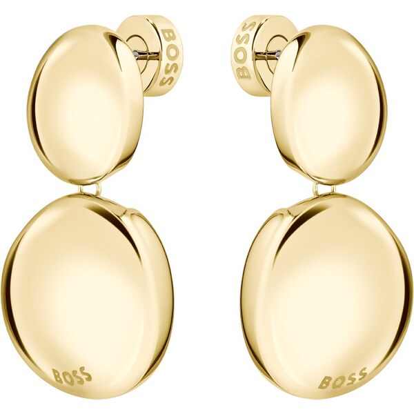 Hugo Boss Fashion visiace náušnice z pozlátenej ocele Nugget 1580714 66589929