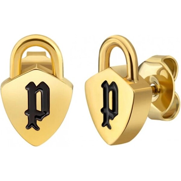 Police Fashion pozlátené náušnice kôstky Cabria PEJLE2009901 66590531