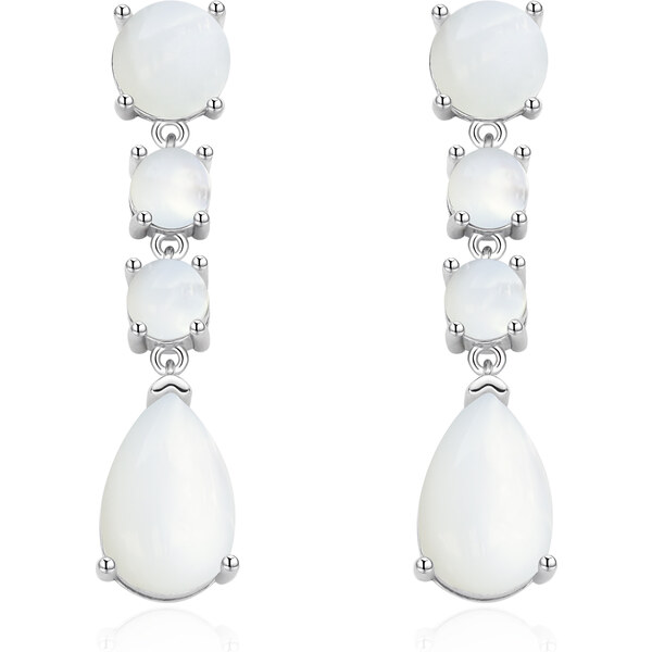 Agato Nádherné visiace náušnice s perleťou AGT-E119P 66591410