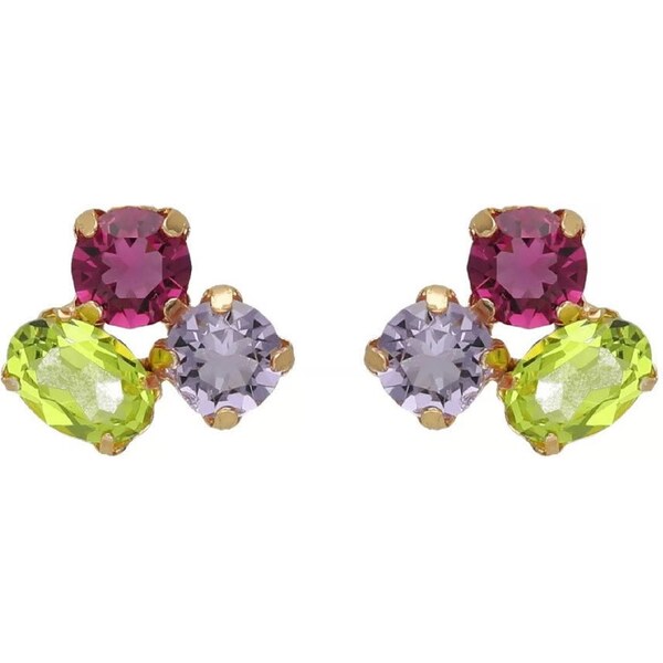 Victoria Cruz Oslnivé náušnice s farebnými kryštálmi Odele A4912-MDT 66578490