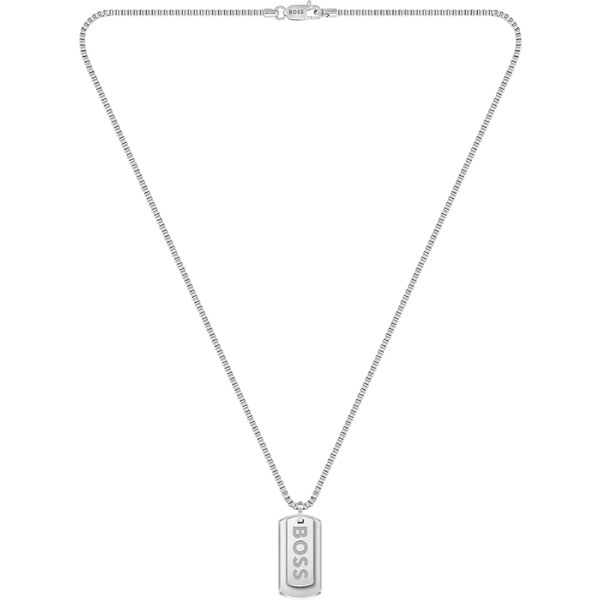 Hugo Boss Pánsky oceľový náhrdelník Psie známky Devon 1580575 66586056