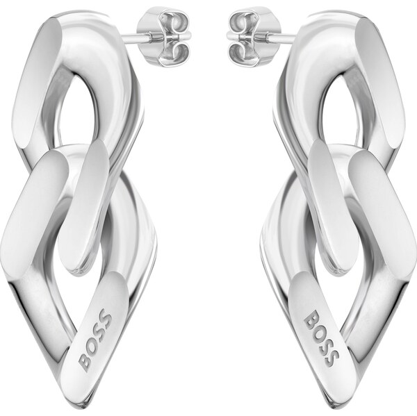 Hugo Boss Módne oceľové visiace náušnice Links 1580528 66593856