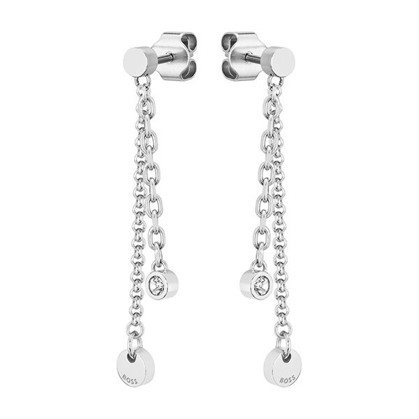 Hugo Boss Slušivé oceľové asymetrické náušnice Iris 1580332 66586960