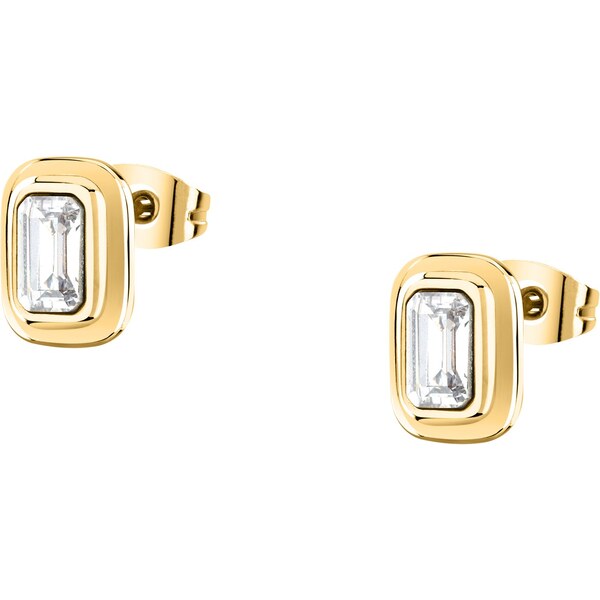 Trussardi Pozlátené náušnice s kubickým zirkónom T-Design TJAXA28 66592827