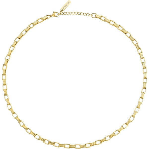 Police Pozlátený oceľový náhrdelník Player PEAGN0041802 66581617