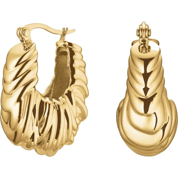 Rosefield Fashion pozlátené oválne náušnice Statement JESKG-J1054 66587749