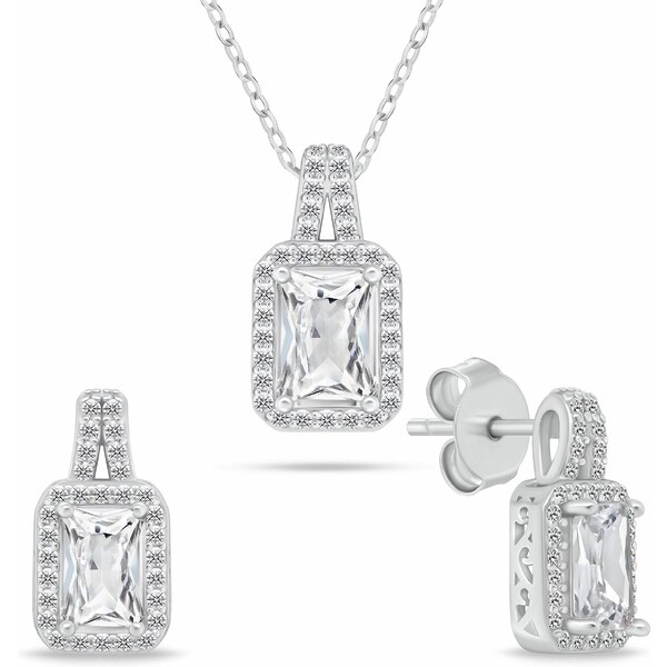 Brilio Silver Trblietavý set strieborných šperkov so zirkónmi SET262W 66615802